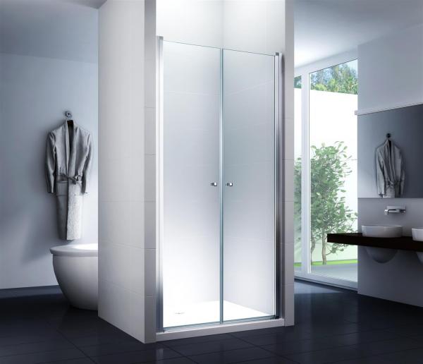 Glas Concept 24 - Nischentür - Nischendusche - Pendeltür - Hebe/Senkmechanismus - 6mm ESG - Variation (105x195cm)